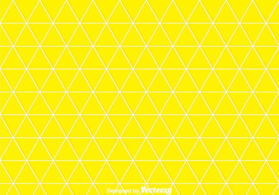 Yellow triangle patterns