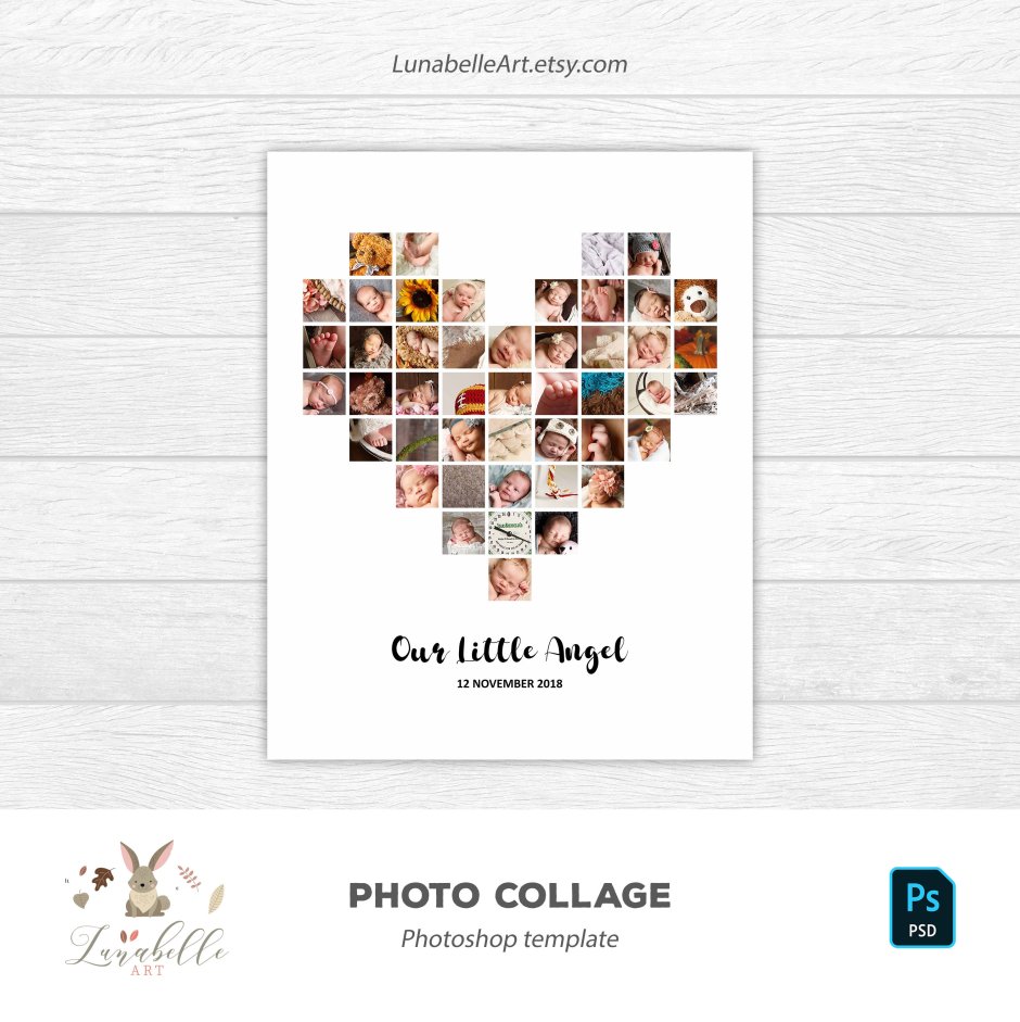Collage frames templates