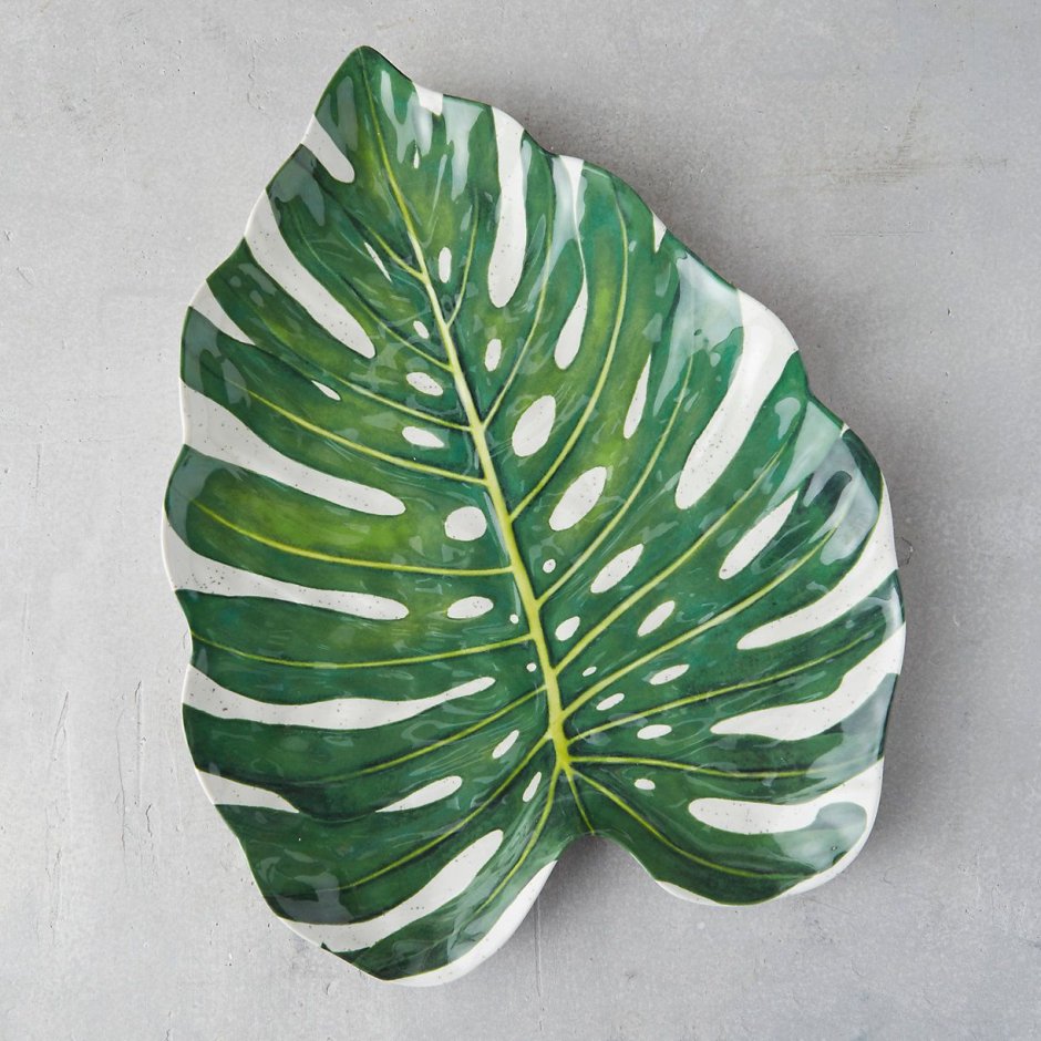 Ceramic tiles leaf