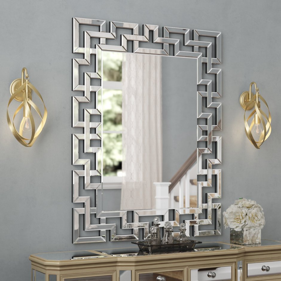 Silver wall for mirror