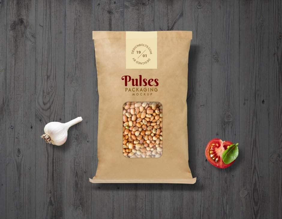 Pouch package mockup