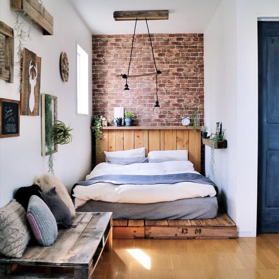 Small loft bedroom