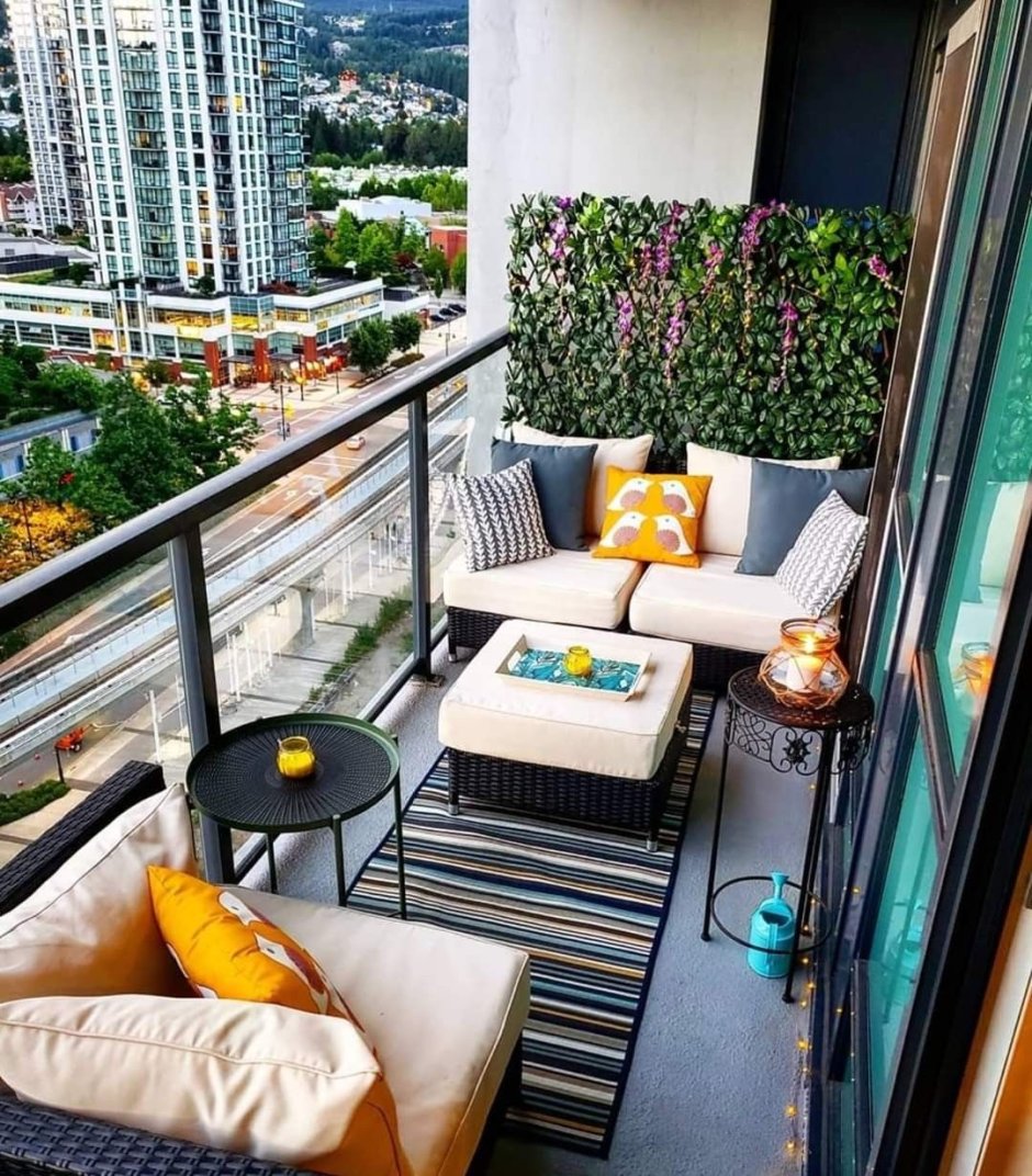 Beautiful apartment balcony