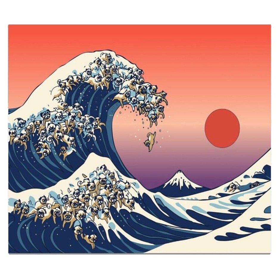 The great wave off kanagawa by katsushika