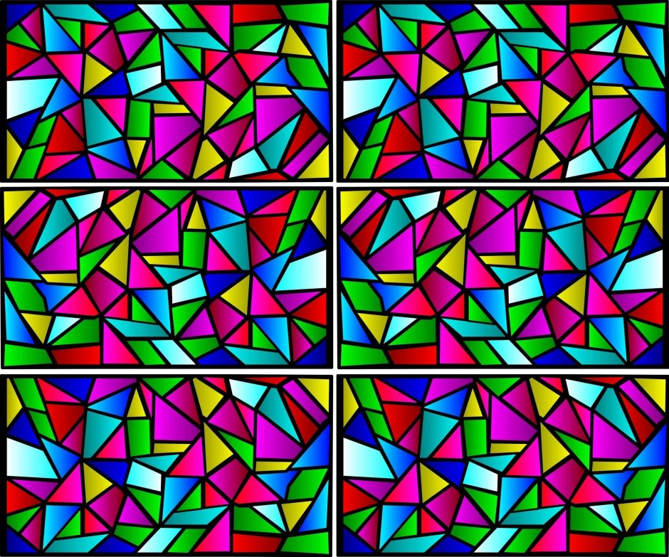 Stained glass seamless pattern