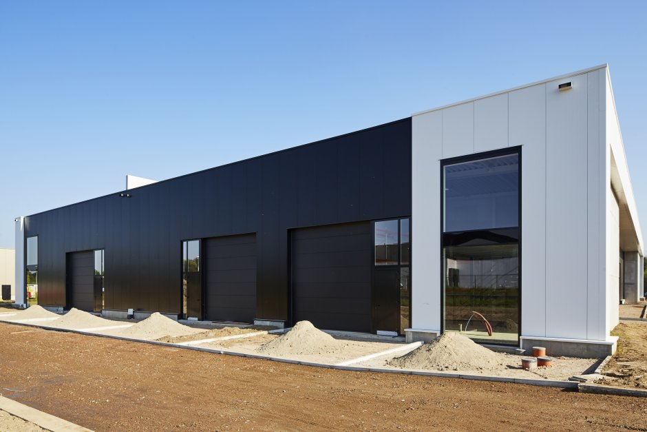 modern warehouse exterior design