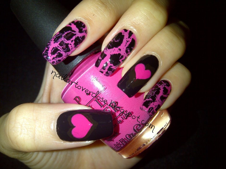 1687780646 en idei club p black pink nail art dizain pinterest 67
