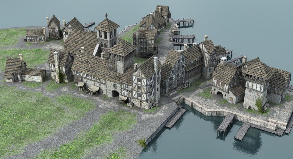 Medieval fantasy building