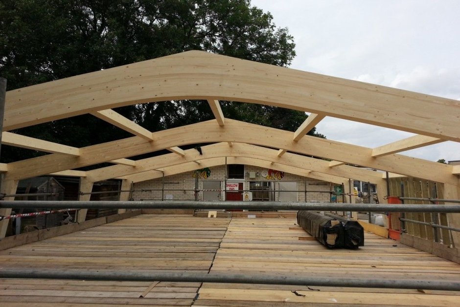 Roof structure beams