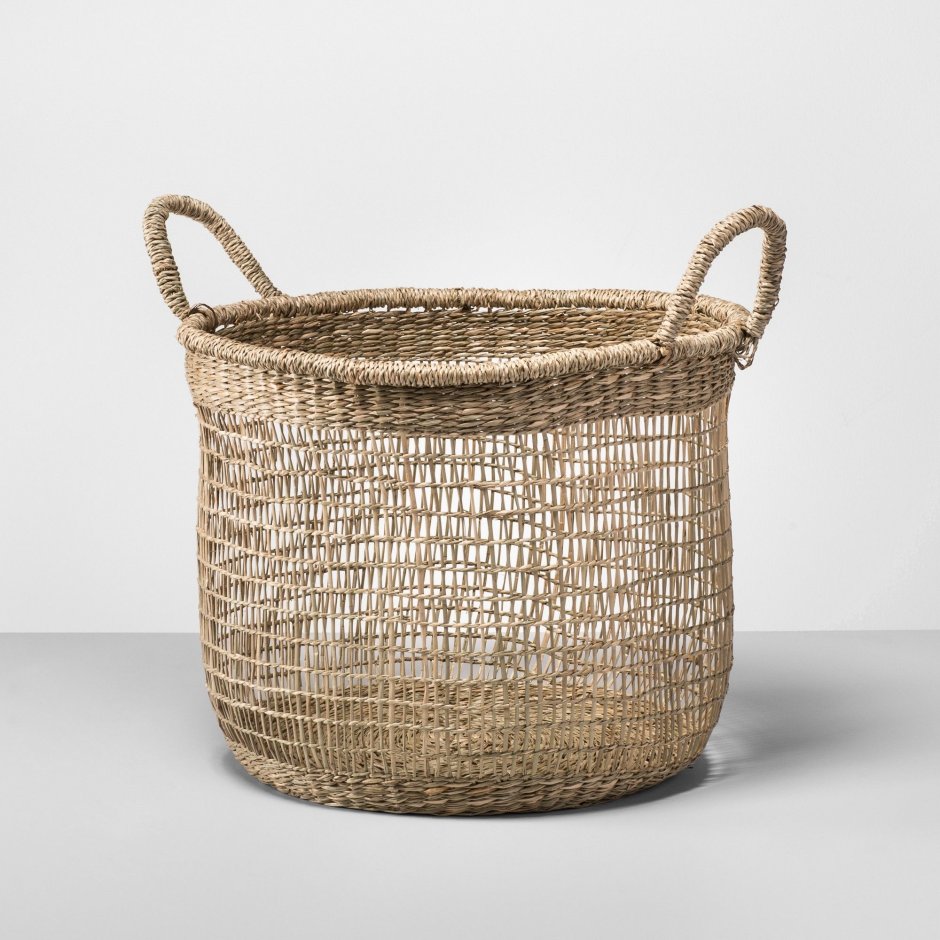 Rattan weaving basket
