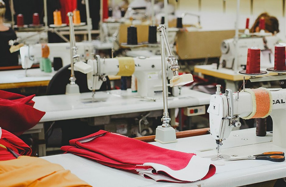 Garment sewing workshop