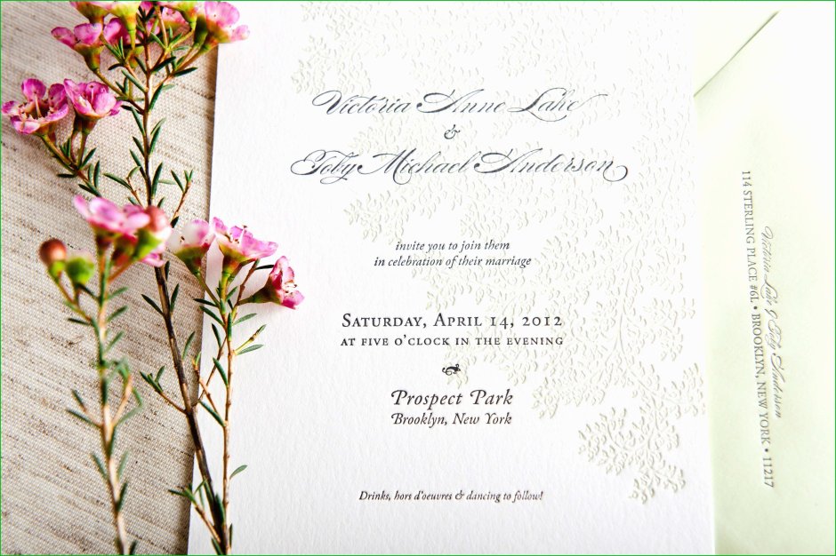 Marriage invitation card