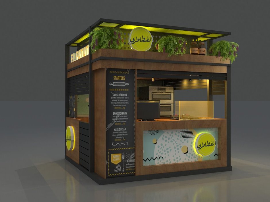 Cafe booth