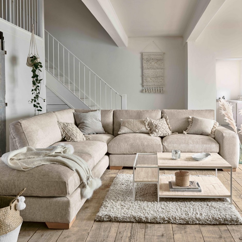 Velvet sofa living room