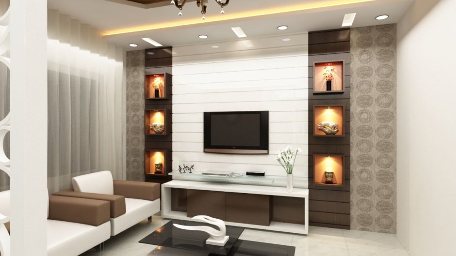 Modern tv panel design for living room