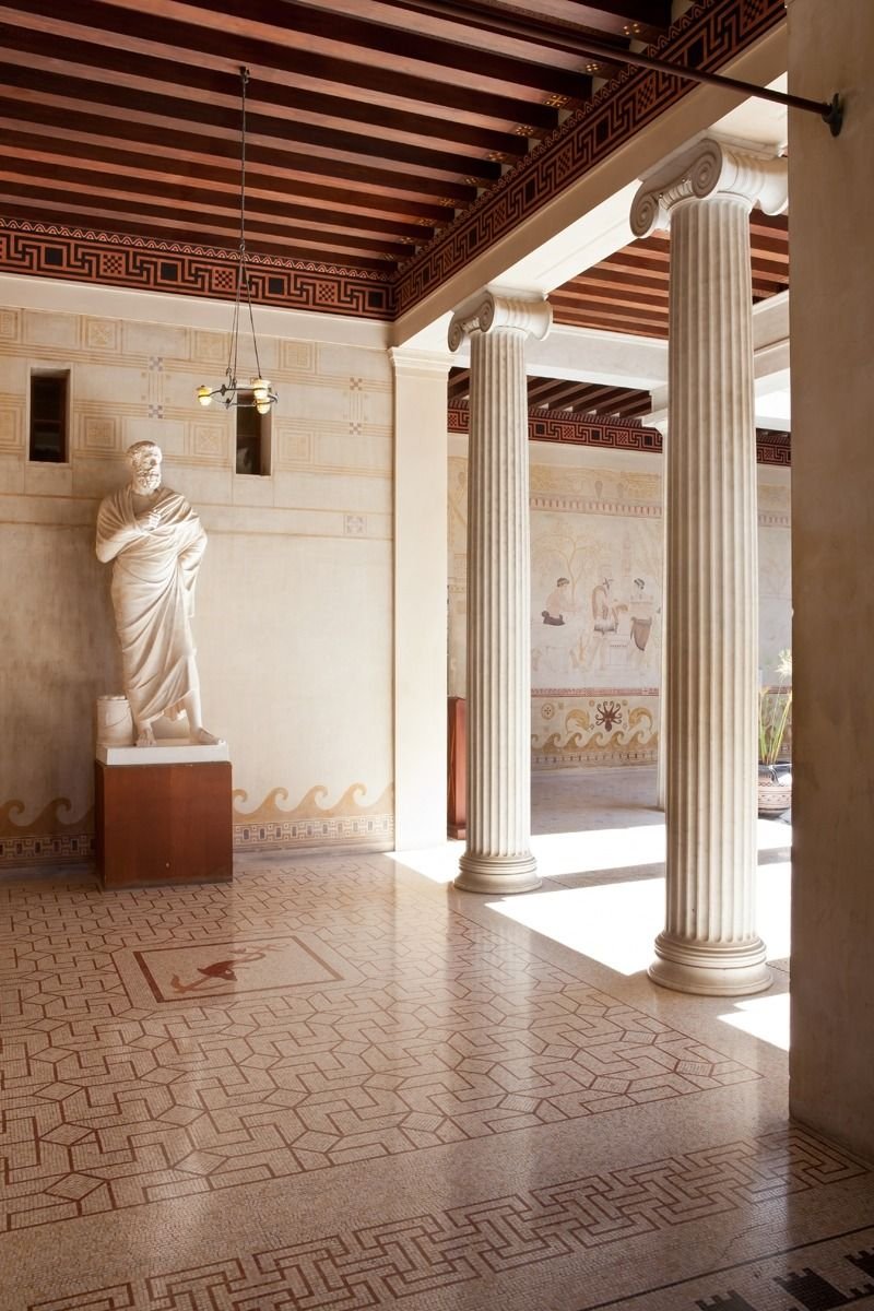 Ancient greek living room