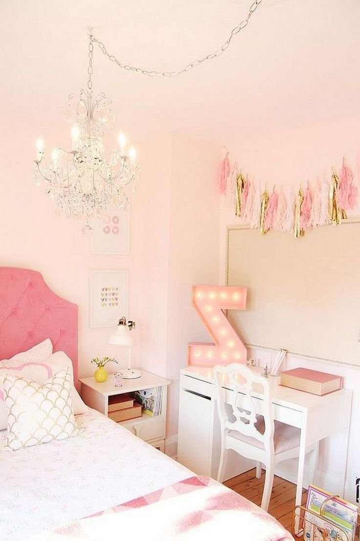 Light pink room decor