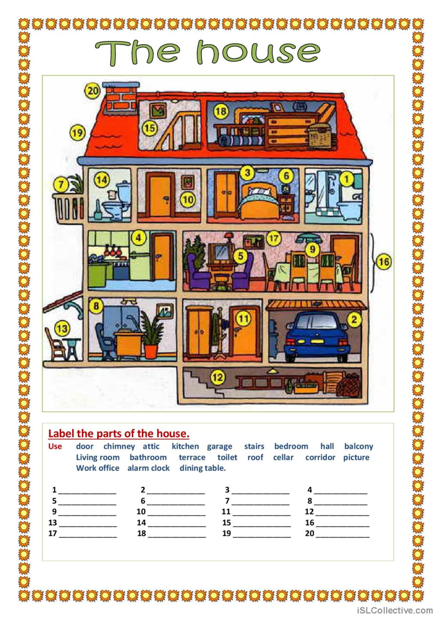 Игра английский дом. Английский язык Parts of the House Worksheet. Дом Worksheets. Комнаты Worksheets for Kids. Английский House Rooms Worksheet.