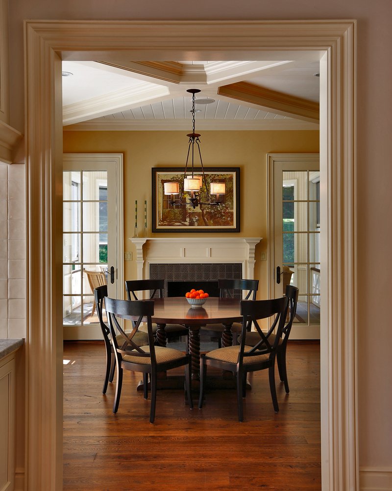 Dining room fireplace ideas