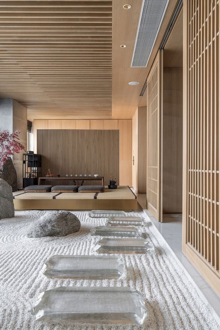 Zen design living room