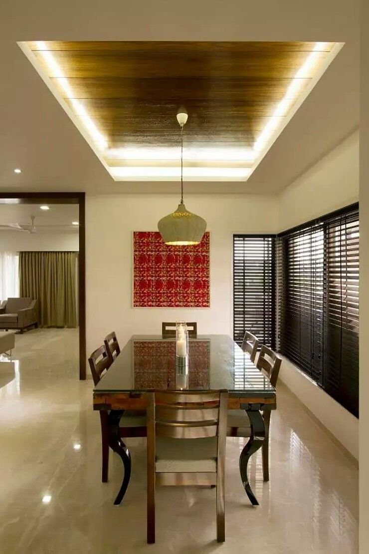 Modern ceiling design for dining room