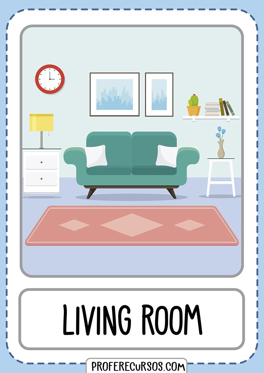 Living room images cartoon