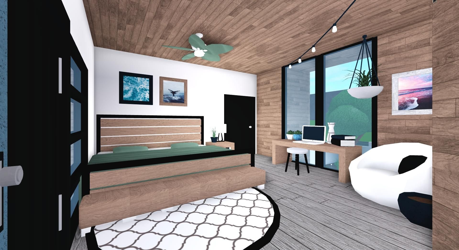 11 roblox bloxburg office ideas  room decor, home office design