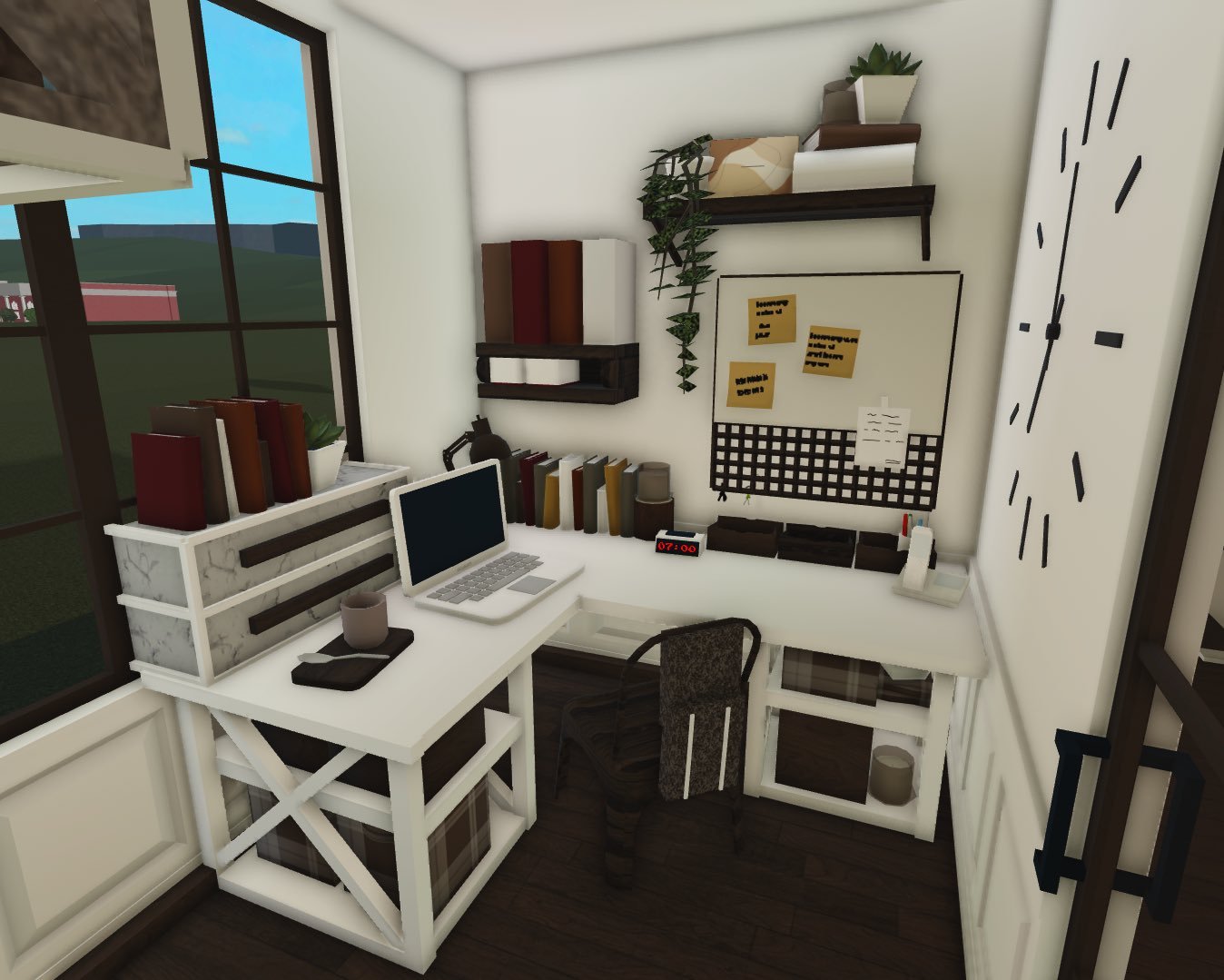 Cute - Aesthetic Home Office- BLOXBURG ROBLOX