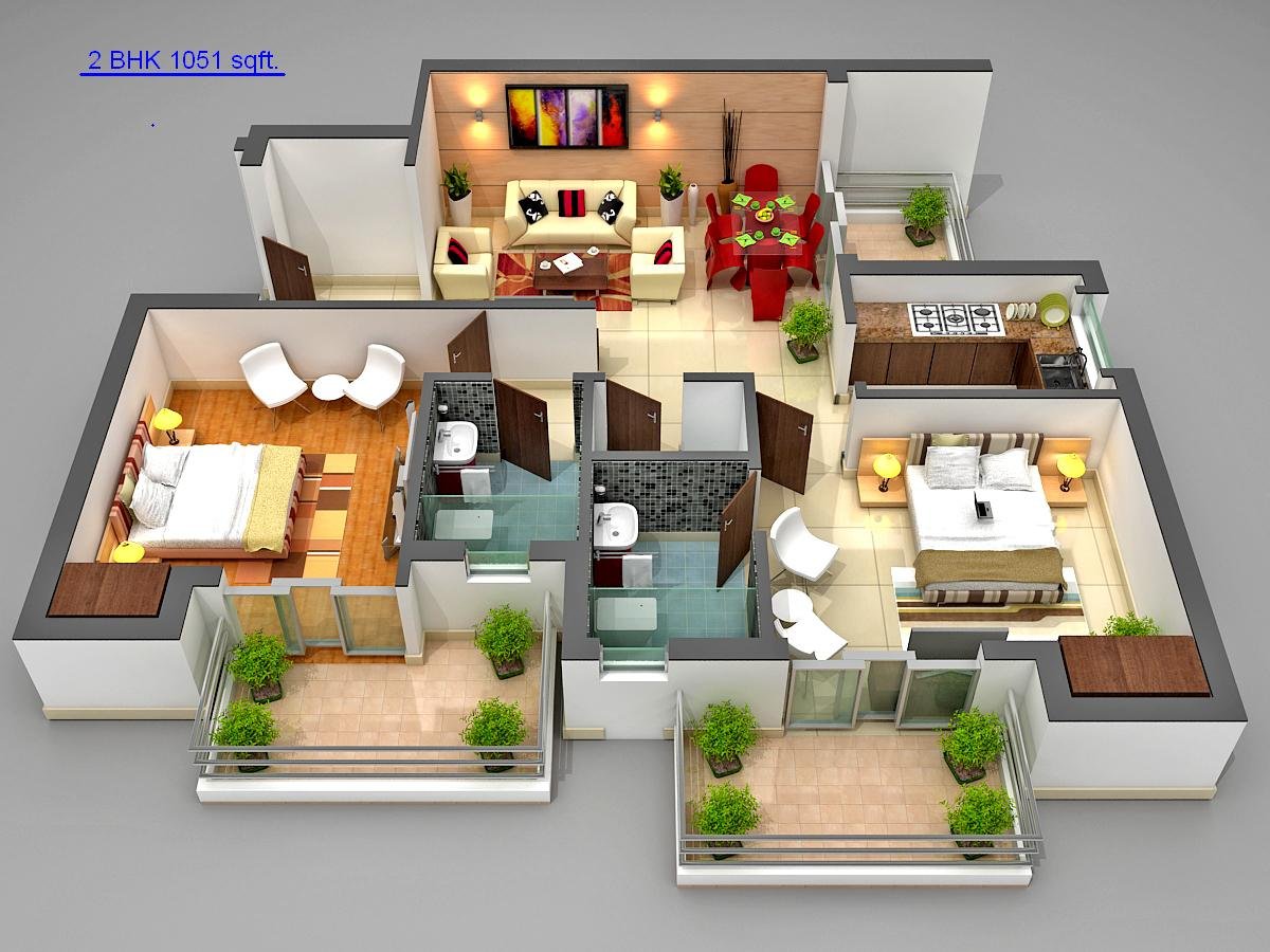 Two bedroom flat. Floorplan 3d проекты. Floorplan 3d программа. 3д планировка. Планировка дома 3d.