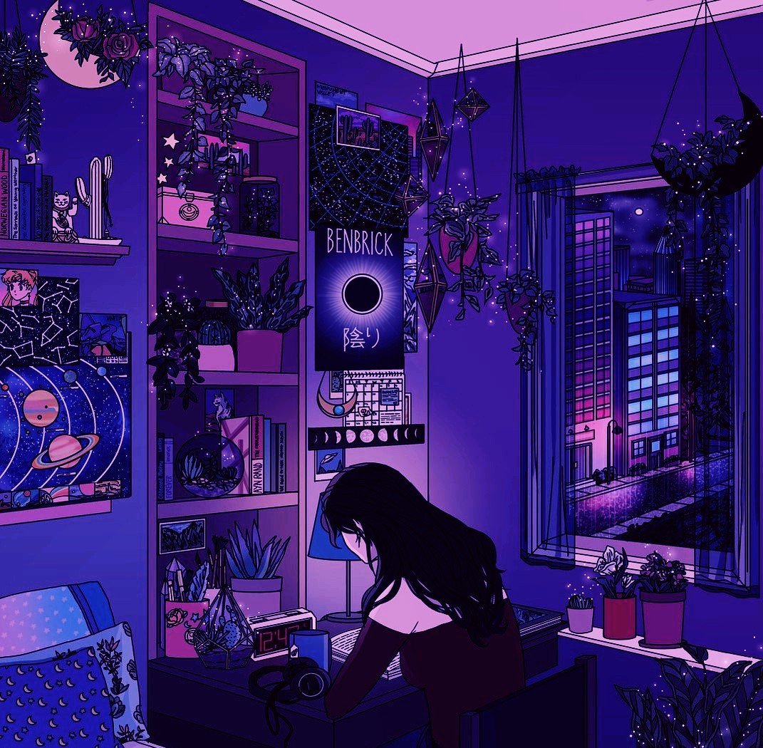 I made an illustration inspired by 90s anime and Windows aesthetic, hope  this belongs here : r/VaporwaveAesthetics
