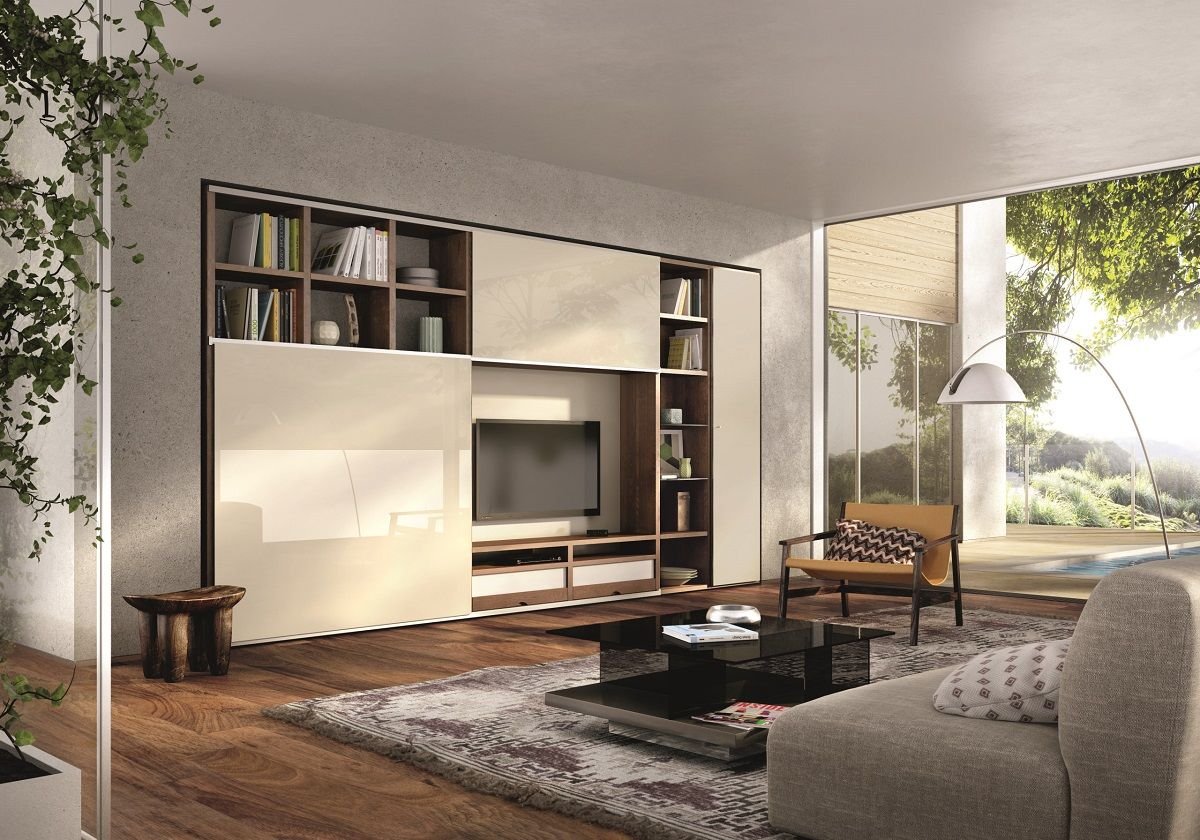 Modern TV Cabinet Designs for Living Room - Asian Paints