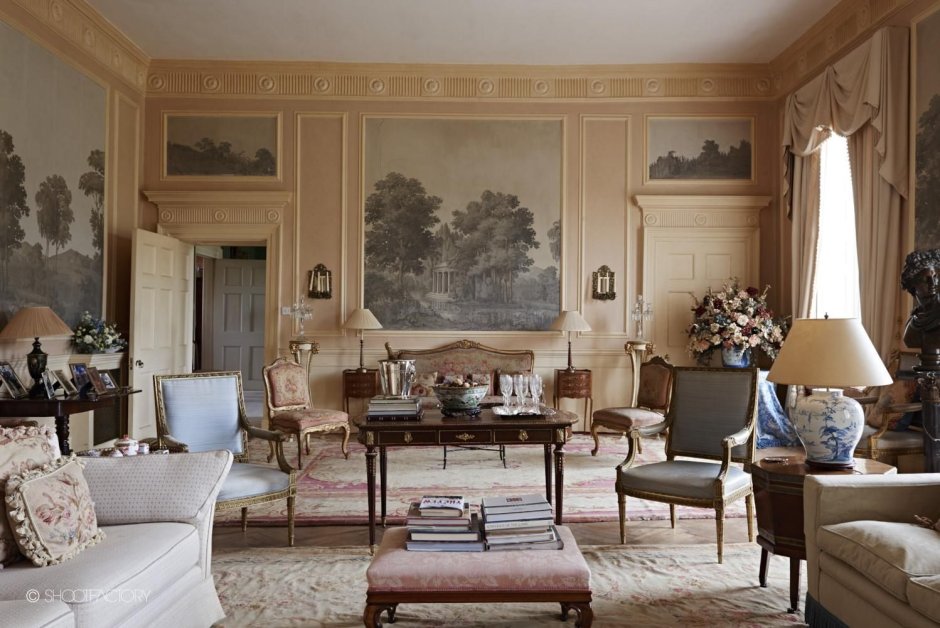 English country house drawing room
