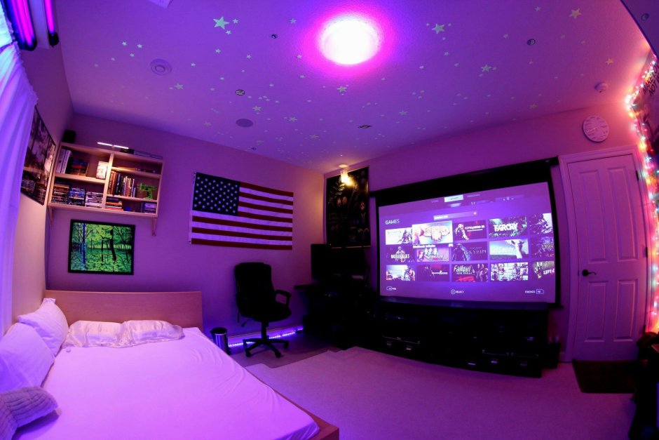 Gamer room bedroom