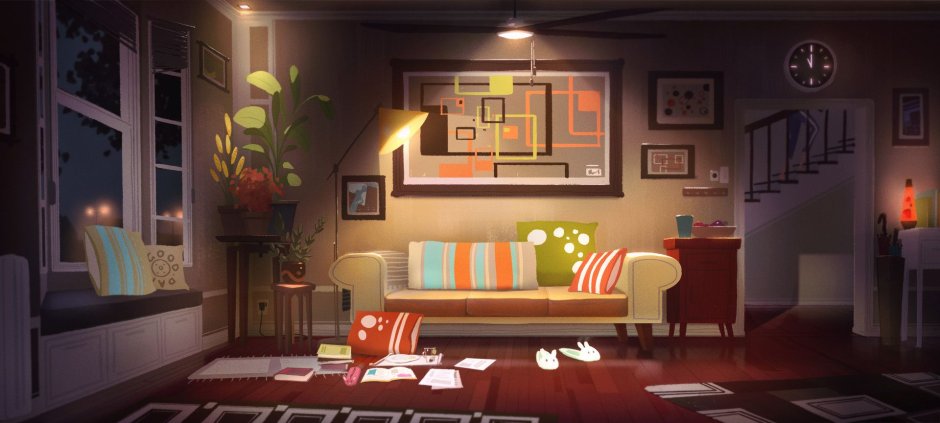 Anime living room ideas