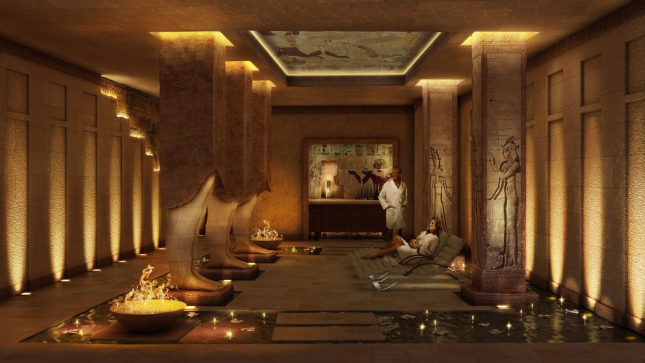Pharaoh throne room