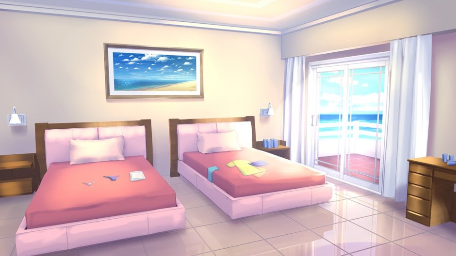 Rooms in anime