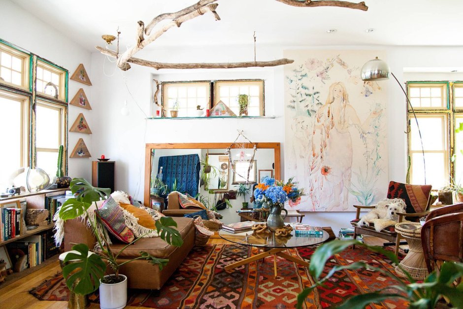 Bohemian living room ideas