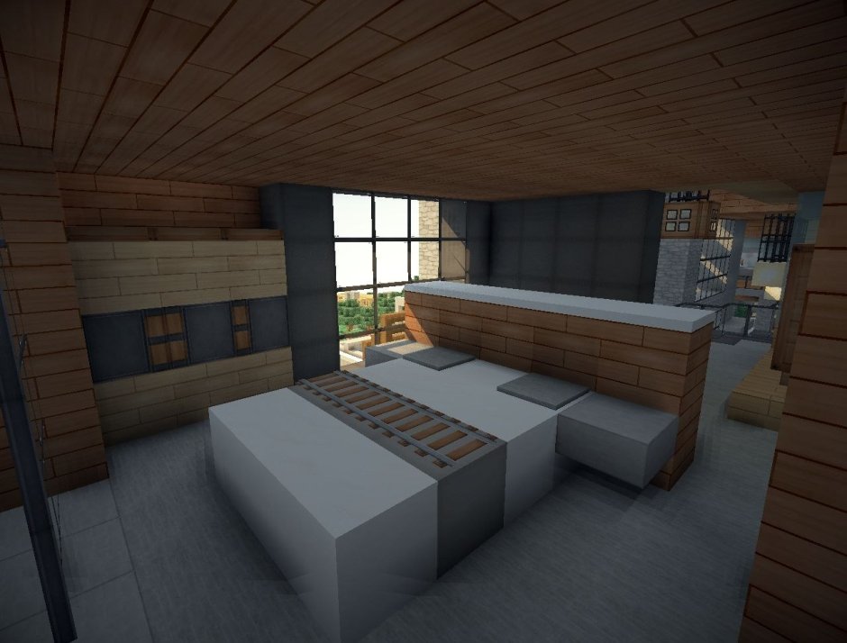 Minecraft furnace room design