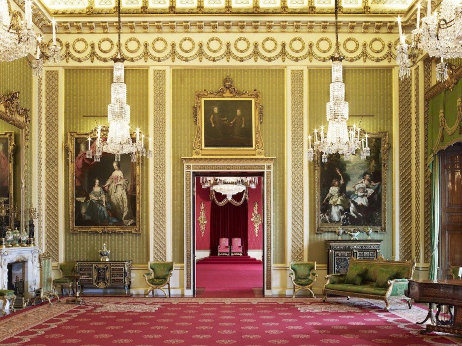 Throne room bedroom buckingham palace