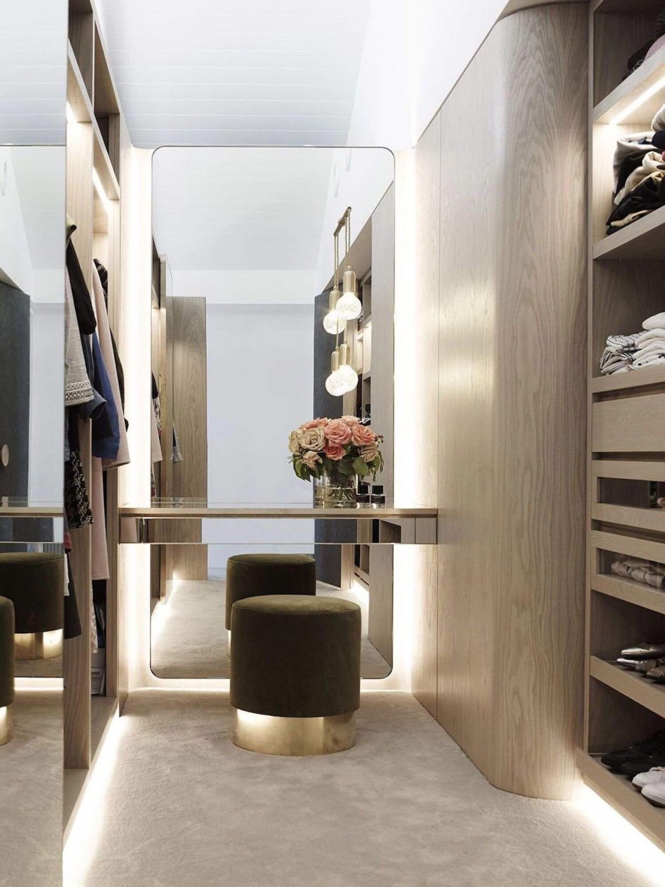 Luxury modern dressing room