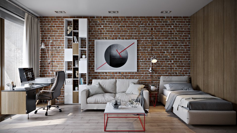Loft style living room ideas