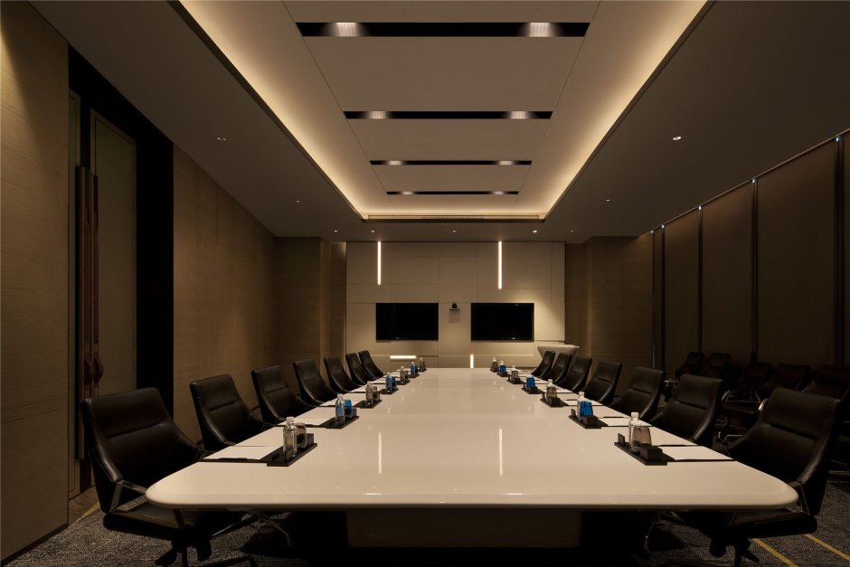 Modern meeting room lighting