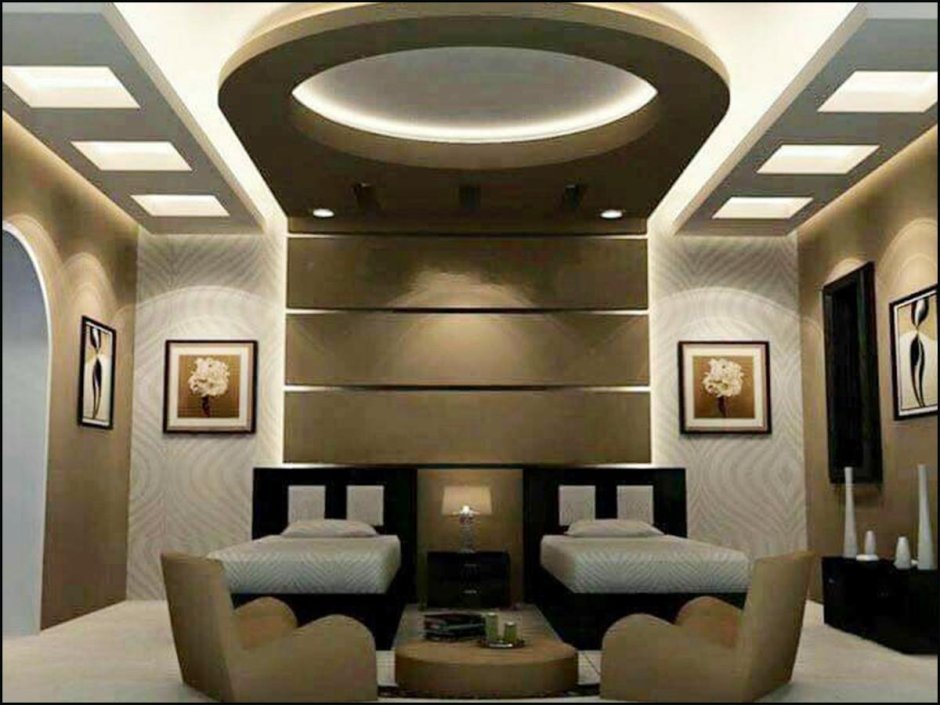 Room gypsum ceiling design