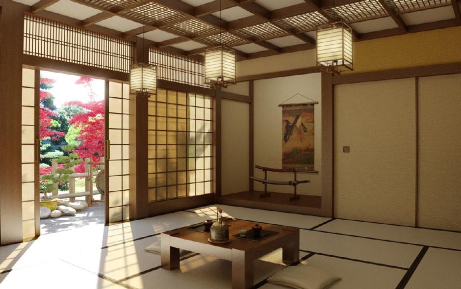 Japanese tatami room design