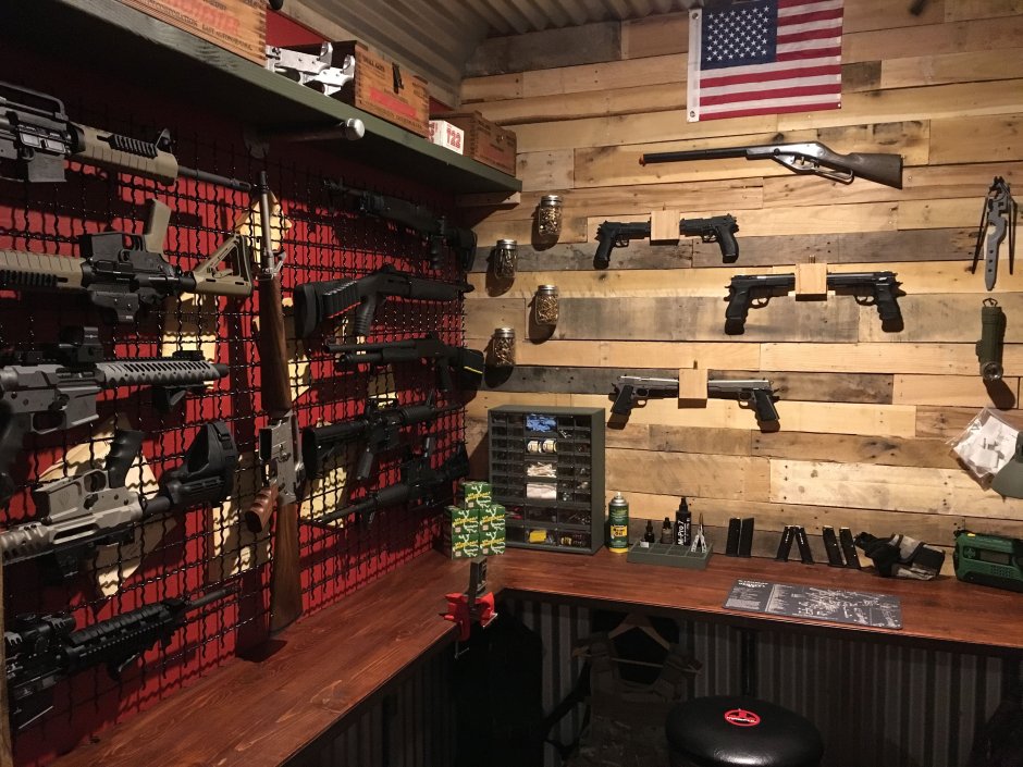 Hidden gun room