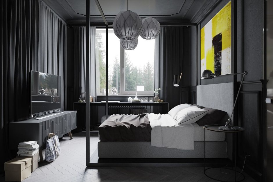 Blacked out room