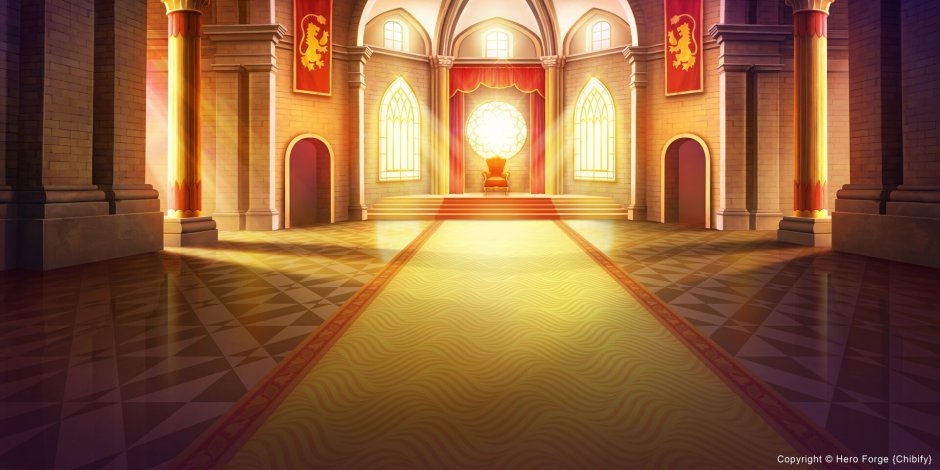 Throne room palace background. | CanStock