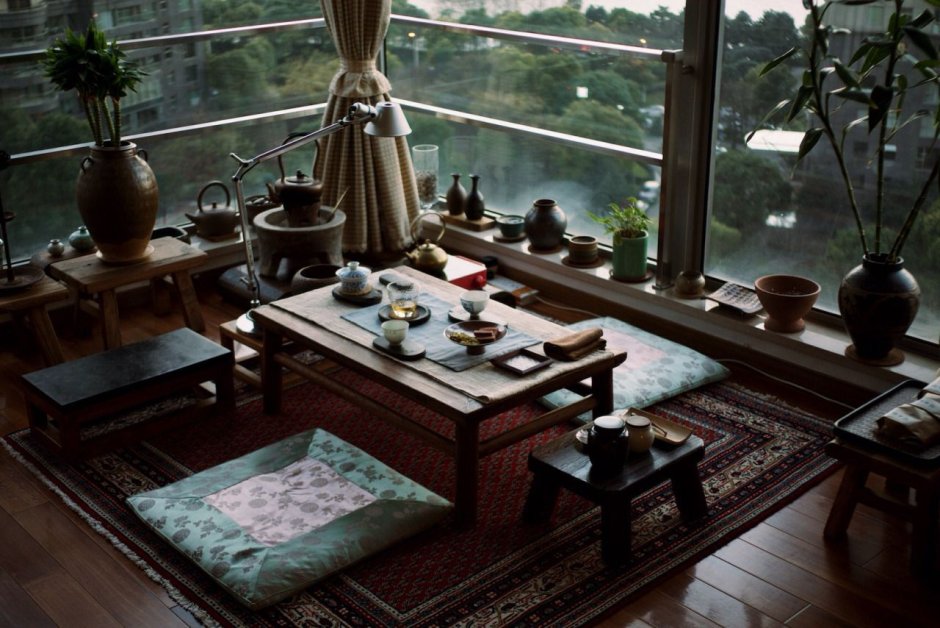 Chinese tea room design