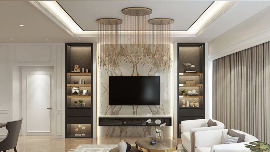 Wall unit designs for living room