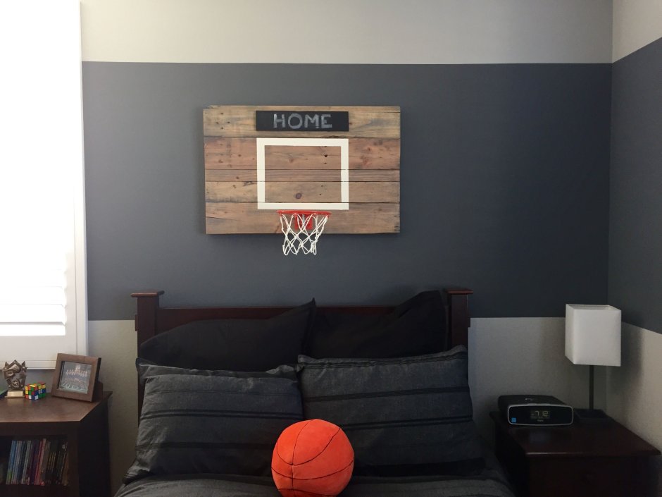 Basketball themed room decor